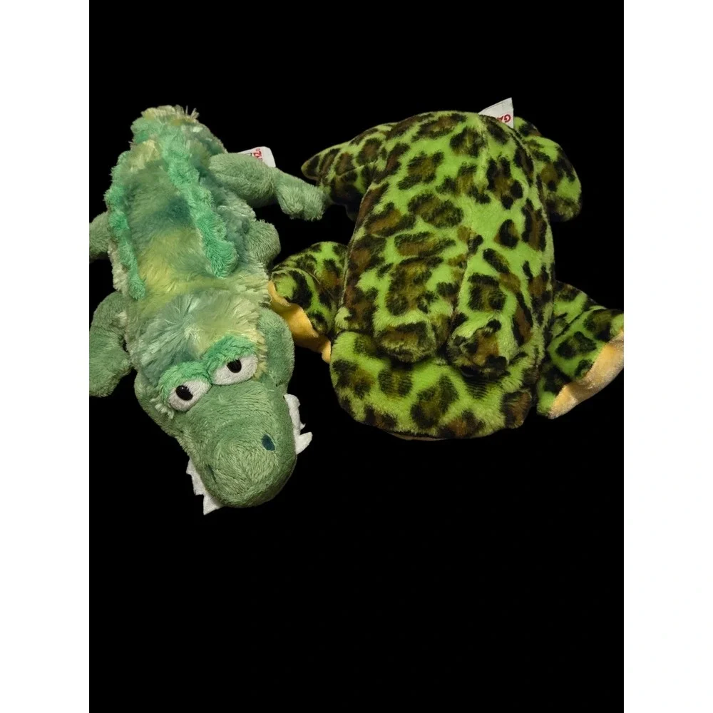 GANZ Webkinz HM 215‎ Crocodile & HM 114 Bullfrog No Code